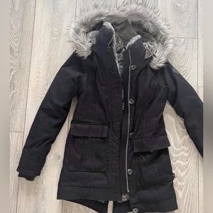 Hollister fur jacket